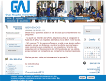 Tablet Screenshot of gajmalaga.com